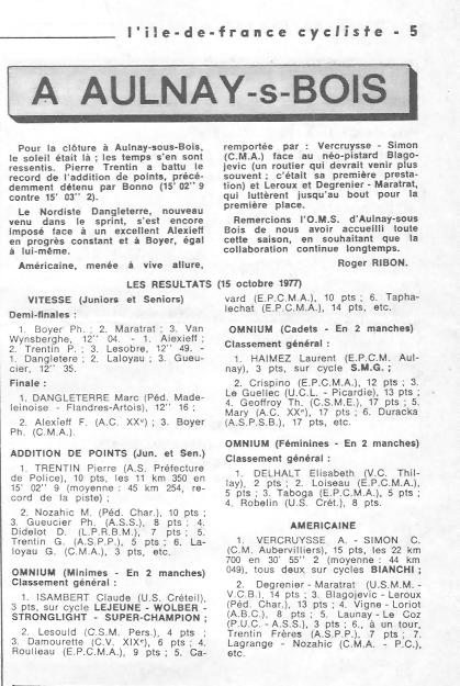 Coureurs et Clubs d'avril 1977 à mai 1979 - Page 16 007179