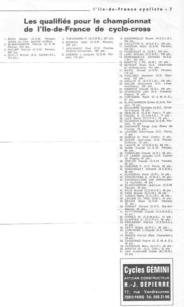 Coureurs et Clubs d'avril 1977 à mai 1979 - Page 17 007181