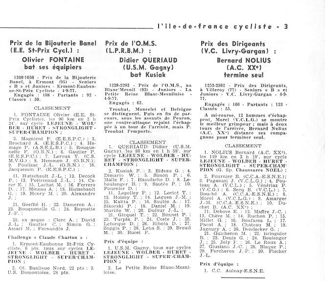 Coureurs et Clubs d'avril 1977 à mai 1979 - Page 13 010172