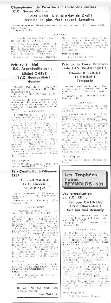 Coureurs et Clubs d'avril 1977 à mai 1979 - Page 3 011169