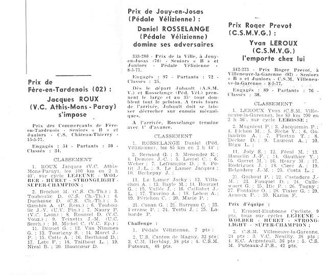 Coureurs et Clubs d'avril 1977 à mai 1979 - Page 4 011170
