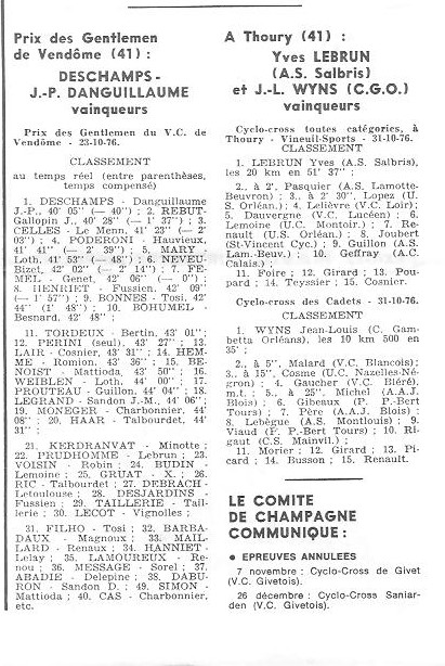Coureurs et Clubs de juin 1974 à mars 1977 - Page 41 012147
