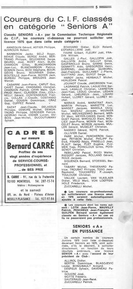 Coureurs et Clubs de juin 1974 à mars 1977 - Page 24 01245