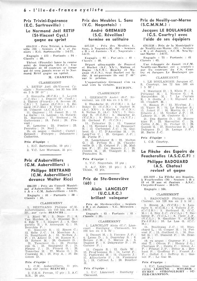 Coureurs et Clubs d'avril 1977 à mai 1979 - Page 7 013166