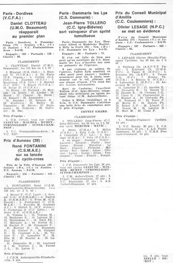 Coureurs et Clubs d'avril 1977 à mai 1979 - Page 20 013183
