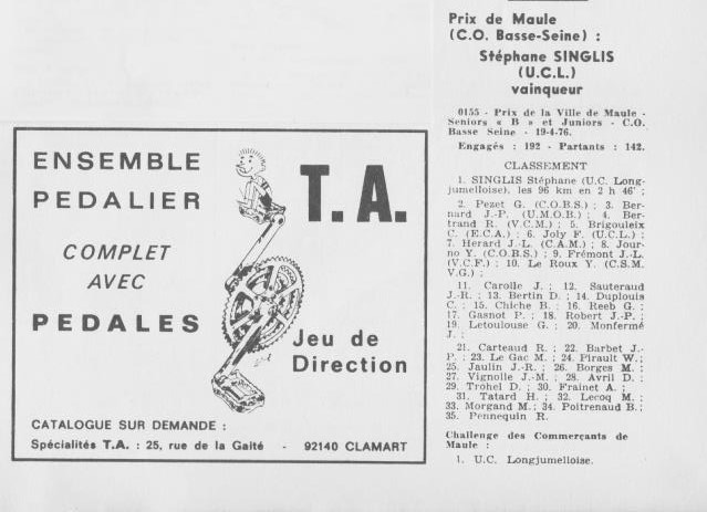 Coureurs et Clubs de juin 1974 à mars 1977 - Page 28 01366