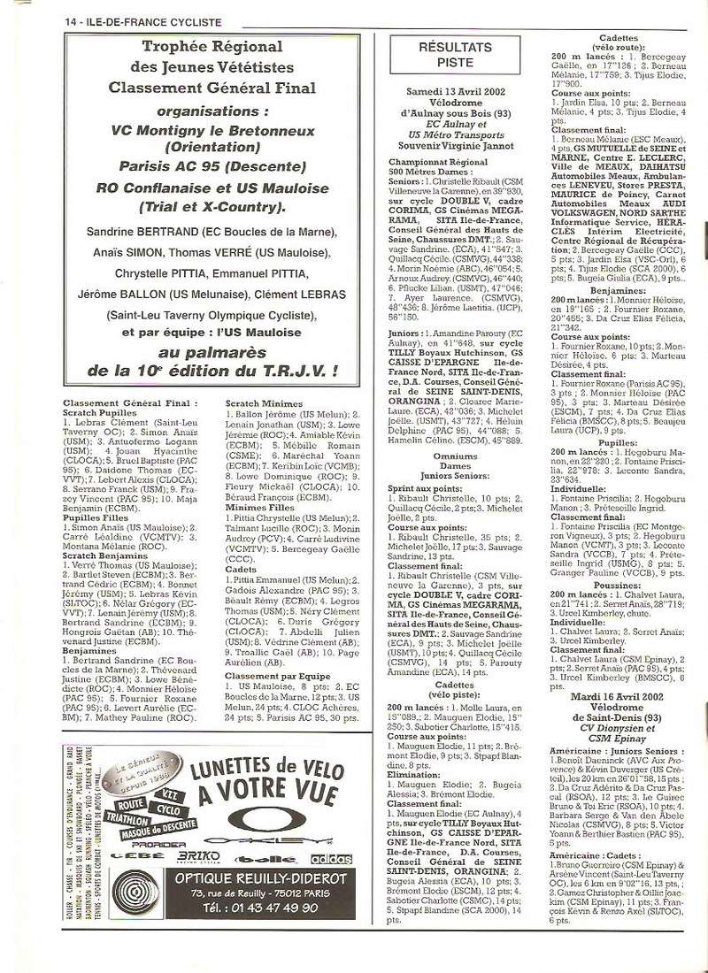 Coureurs et Clubs de janvier 2000 à juillet 2004 - Page 23 01418