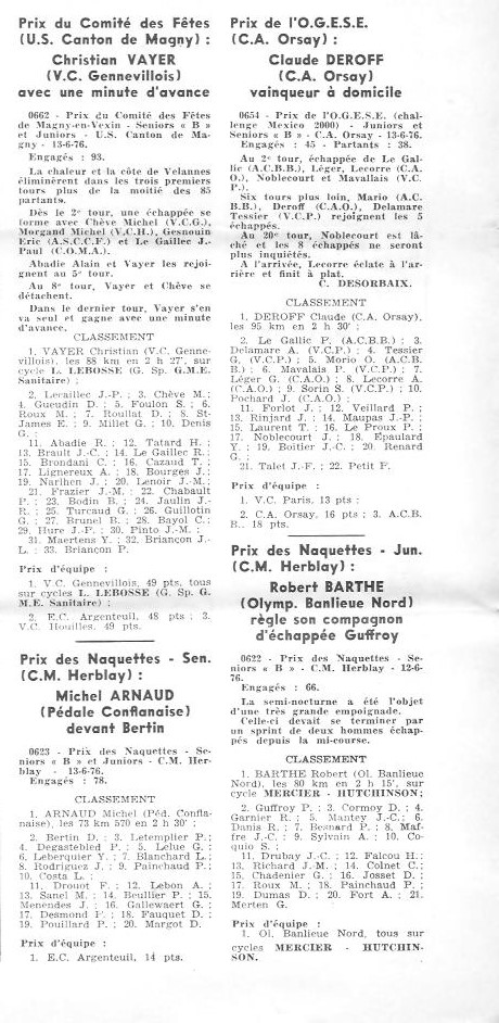 Coureurs et Clubs de juin 1974 à mars 1977 - Page 33 01488