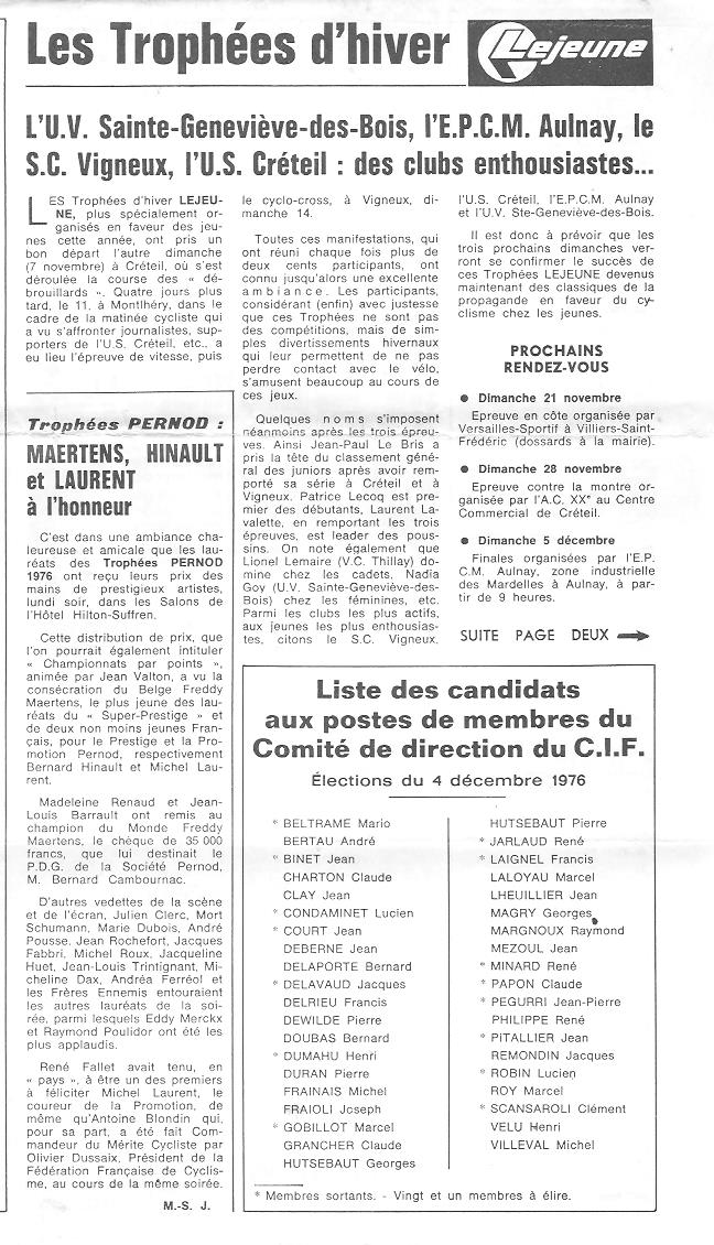 Coureurs et Clubs de juin 1974 à mars 1977 - Page 41 015138
