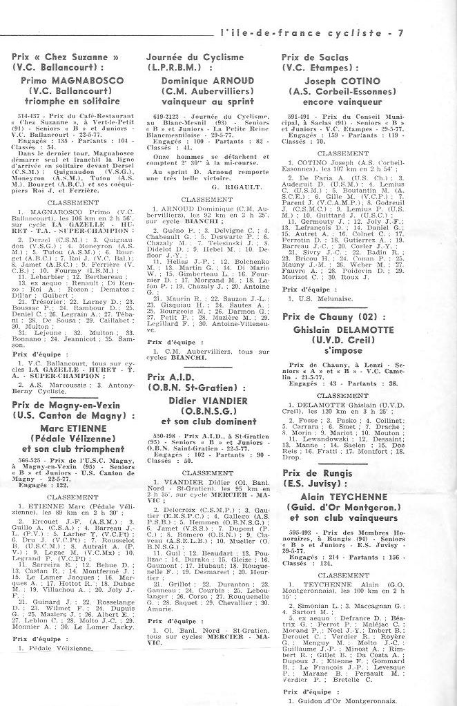 Coureurs et Clubs d'avril 1977 à mai 1979 - Page 5 015162