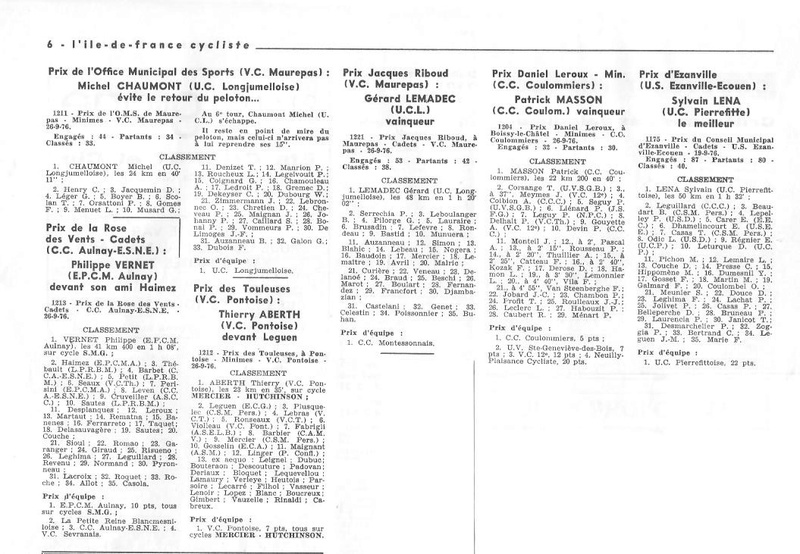 Coureurs et Clubs de juin 1974 à mars 1977 - Page 39 016121