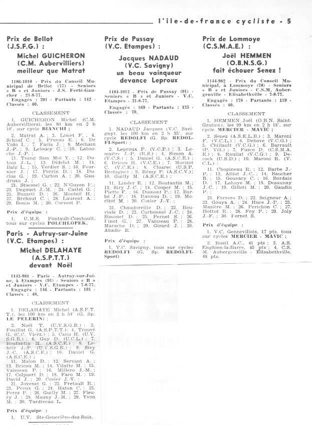Coureurs et Clubs d'avril 1977 à mai 1979 - Page 12 017131
