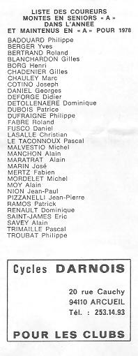 Coureurs et Clubs d'avril 1977 à mai 1979 - Page 16 020115