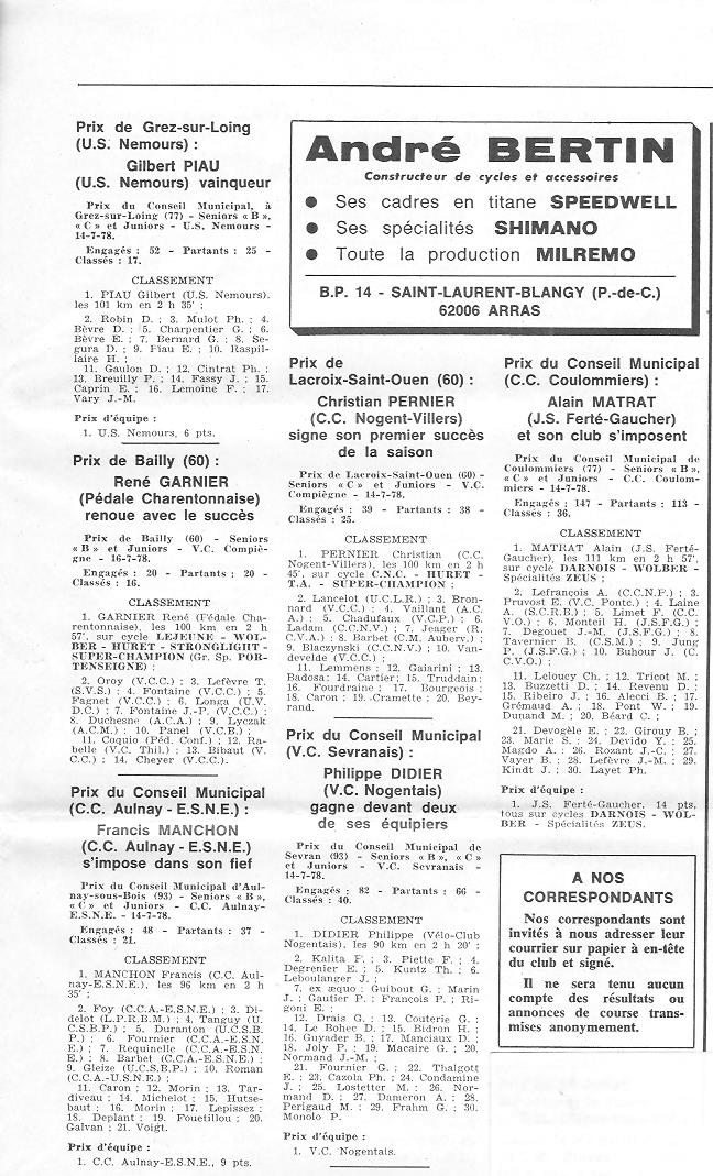 Coureurs et Clubs d'avril 1977 à mai 1979 - Page 29 020127