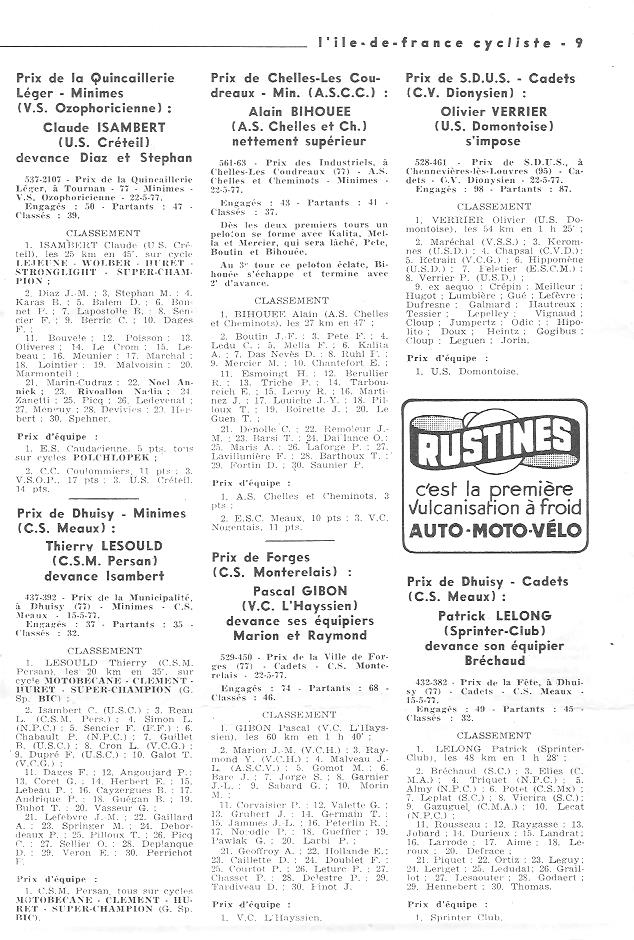 Coureurs et Clubs d'avril 1977 à mai 1979 - Page 6 023102