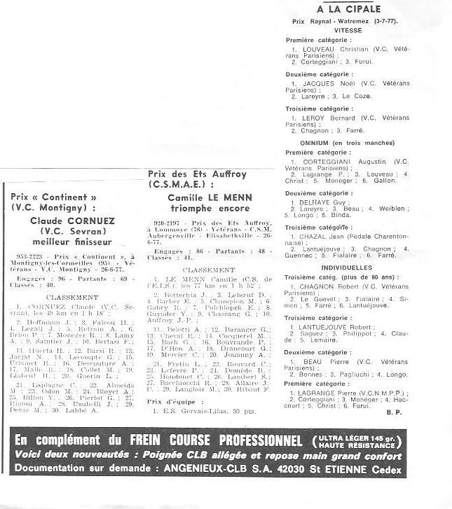 Coureurs et Clubs d'avril 1977 à mai 1979 - Page 10 023107