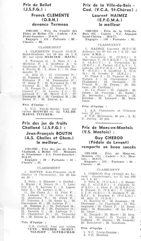 Coureurs et Clubs d'avril 1977 à mai 1979 - Page 13 023110