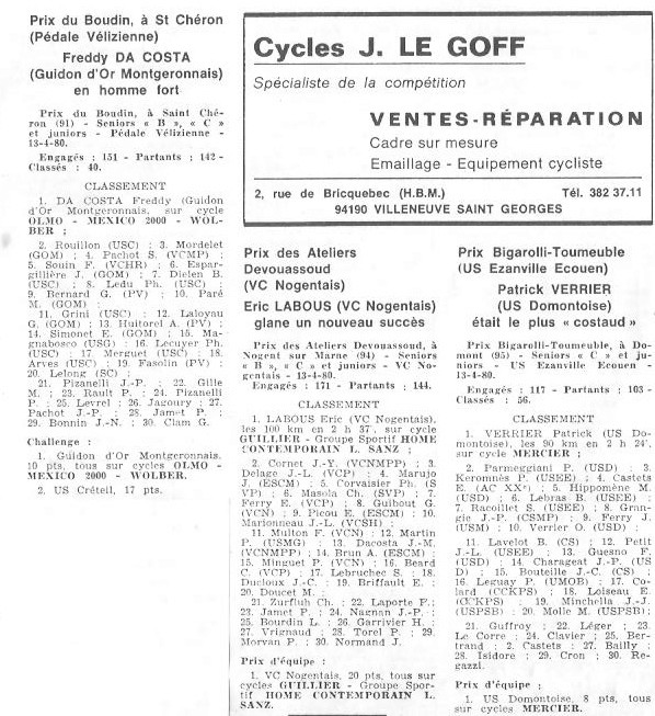 Annonce: Coureurs et Clubs de juin 1979 à juin 1981 - Page 14 024139