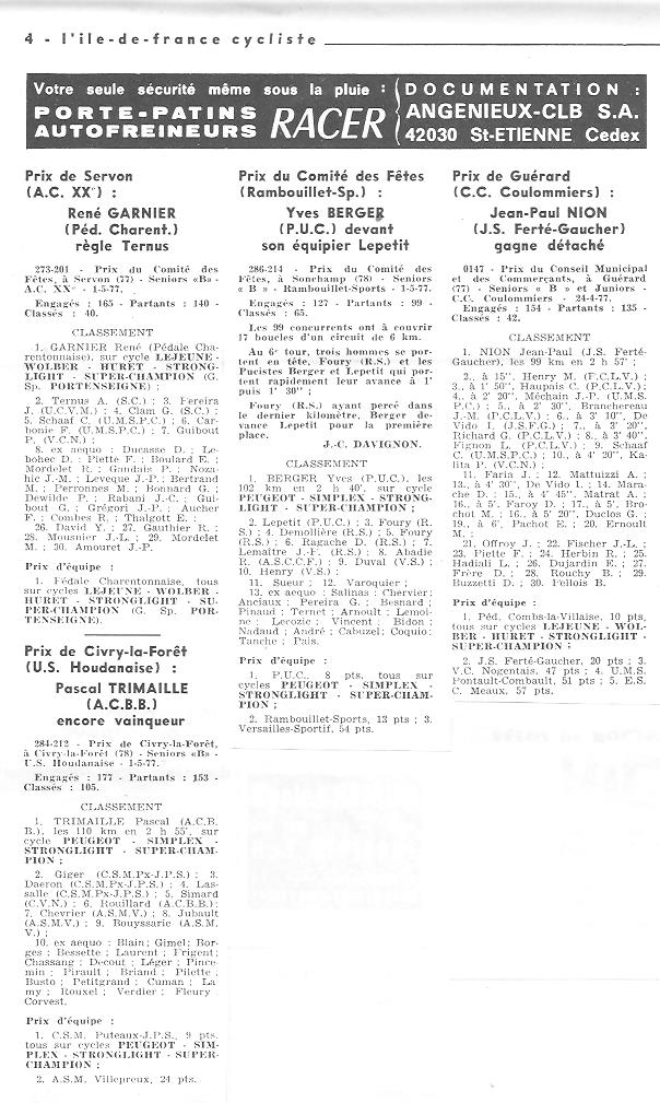 Coureurs et Clubs d'avril 1977 à mai 1979 - Page 3 02946