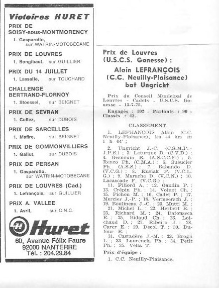 Coureurs et Clubs de juin 1974 à mars 1977 - Page 20 03014