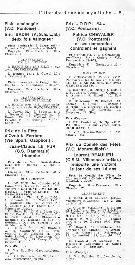 Coureurs et Clubs d'avril 1977 à mai 1979 - Page 26 03051