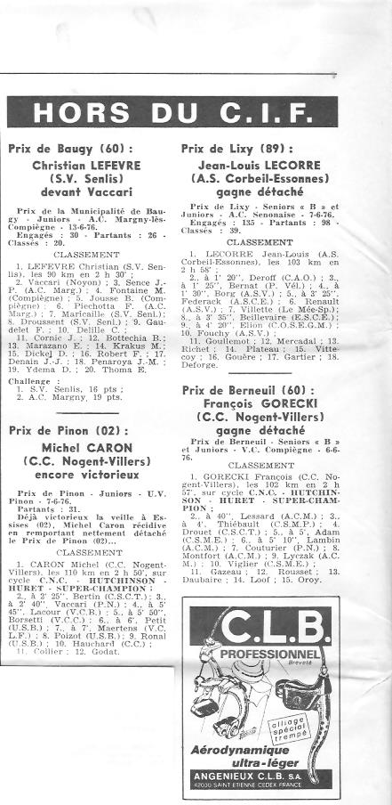 Coureurs et Clubs de juin 1974 à mars 1977 - Page 33 03226