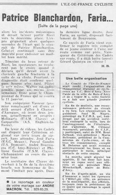 Coureurs et Clubs de juin 1974 à mars 1977 - Page 24 3711