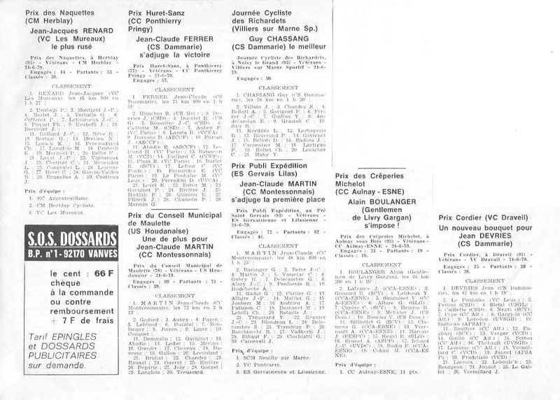Annonce: Coureurs et Clubs de juin 1979 à juin 1981 - Page 3 913