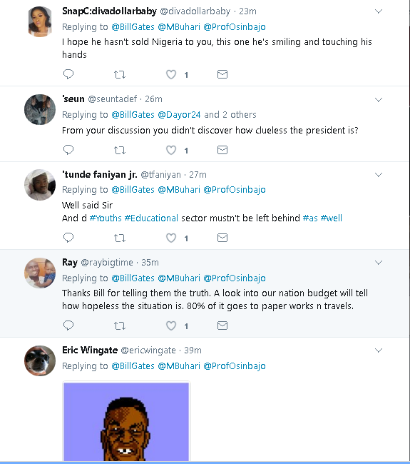 Bill Gate Shares About His Visit To Nigeria On Twitter. See What He Has To Say (PHOTOS) 712