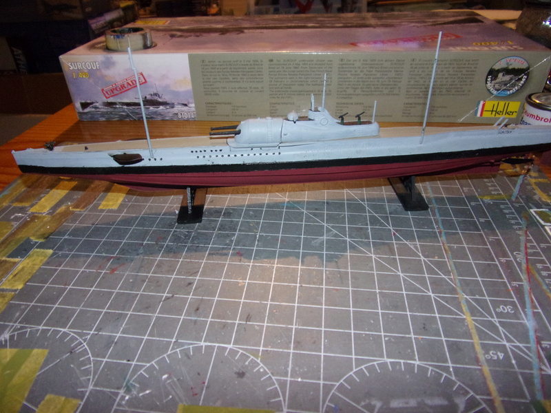 croiseur sous-marin SURCOUF [HELLER - 1/400ème] 104_1676