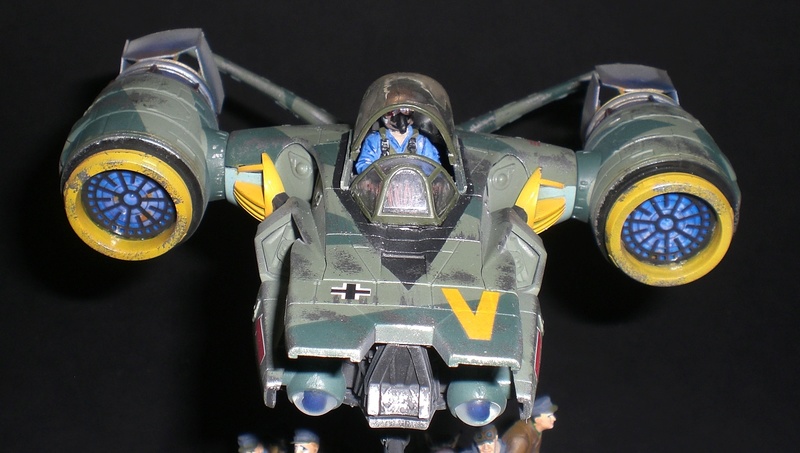 der "aerial hunter killer" aus TERMINATOR 2, pegasus, 1:32, ein bischen umgebaut, von oluengen Cimg6212