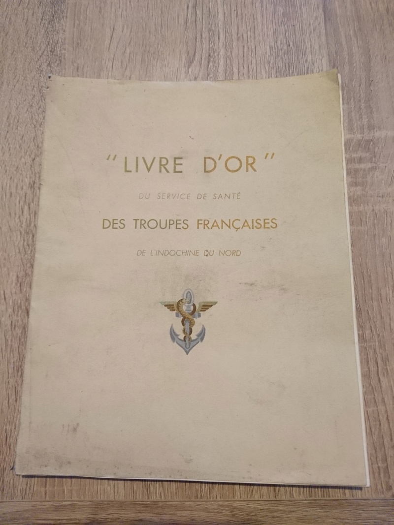 Livre d'or service santé troupes française Indochine du Nord Dsc_0419