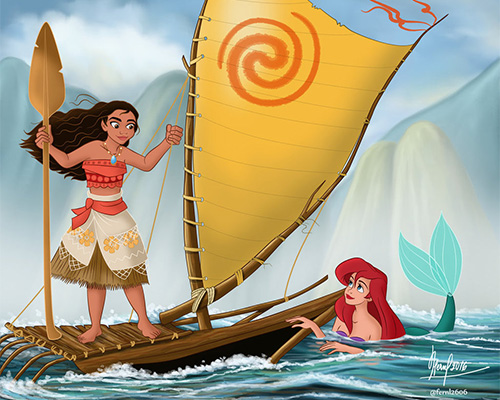 Crossovers de personnages Disney en image Disney14