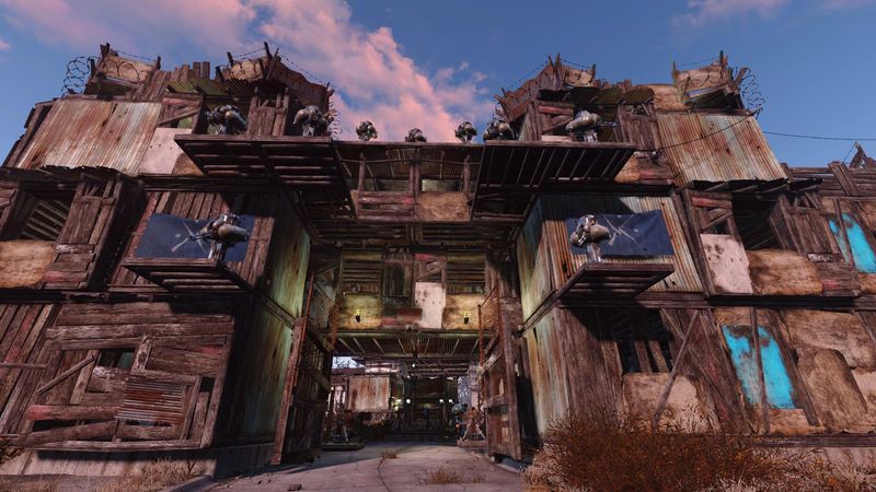 Fallout - Jeux Vidéos - Video game - dans un monde retro futuriste néo 1950 aprés une guerre nucléaire 595-1110