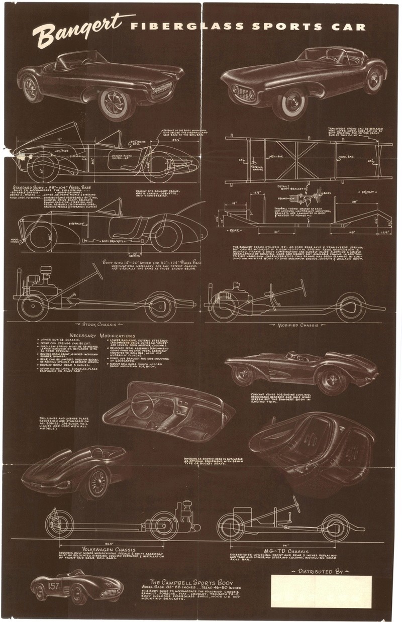 1956 Bangert Manta Ray Sports / Race Car G80  B210