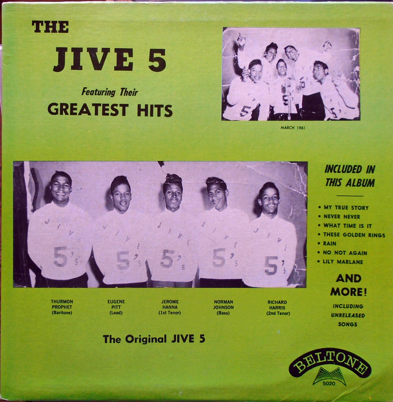 Jive 5 - Featuring their greatest hits - Beltone Dsc00322
