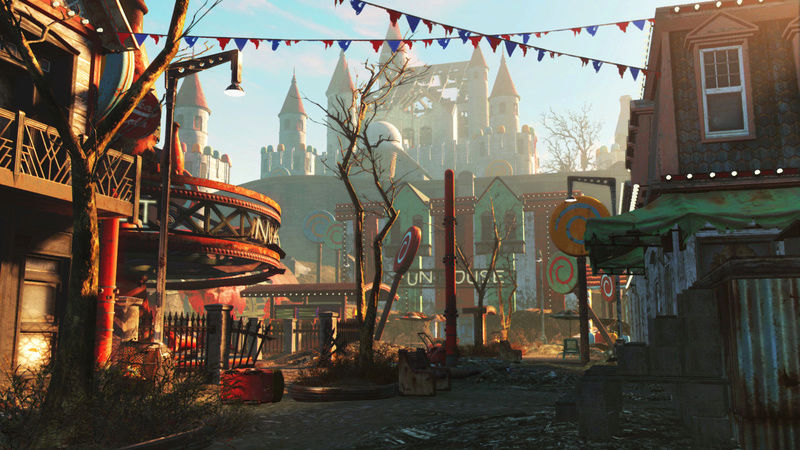 Fallout - Jeux Vidéos - Video game - dans un monde retro futuriste néo 1950 aprés une guerre nucléaire Fallou14