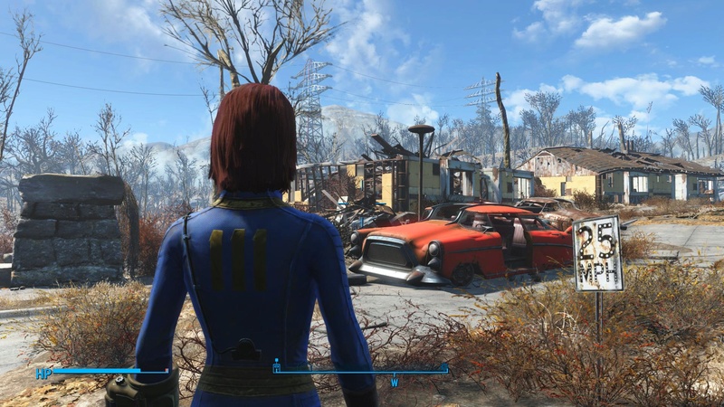 Fallout - Jeux Vidéos - Video game - dans un monde retro futuriste néo 1950 aprés une guerre nucléaire Fallou16