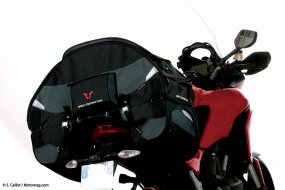 moto - Deux bagages de selle pour moto roadster et sportive  Arton110