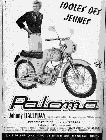 Les motos de Johnny Hallyday Super-10