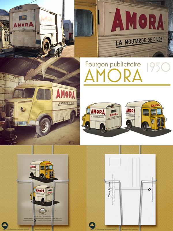 CITROËN HY Type H qui va avoir du goût !  AMORA de 1950 Réf 80768 5d038510