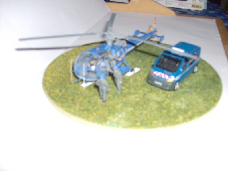 Alouette III Gendarmerie 1/72e avec kit en photodécoupe brengun (photos finales) Hpim3815