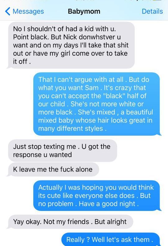 Black Dad Puts Racist Baby Mama On Blast After He Takes Their Biracial Daughter To Get Braids Img_8421