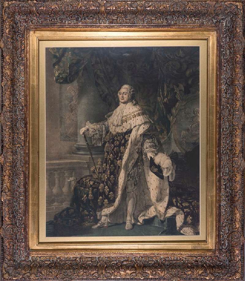 Gravures représentant Louis XVI et Marie-Antoinette 57391510