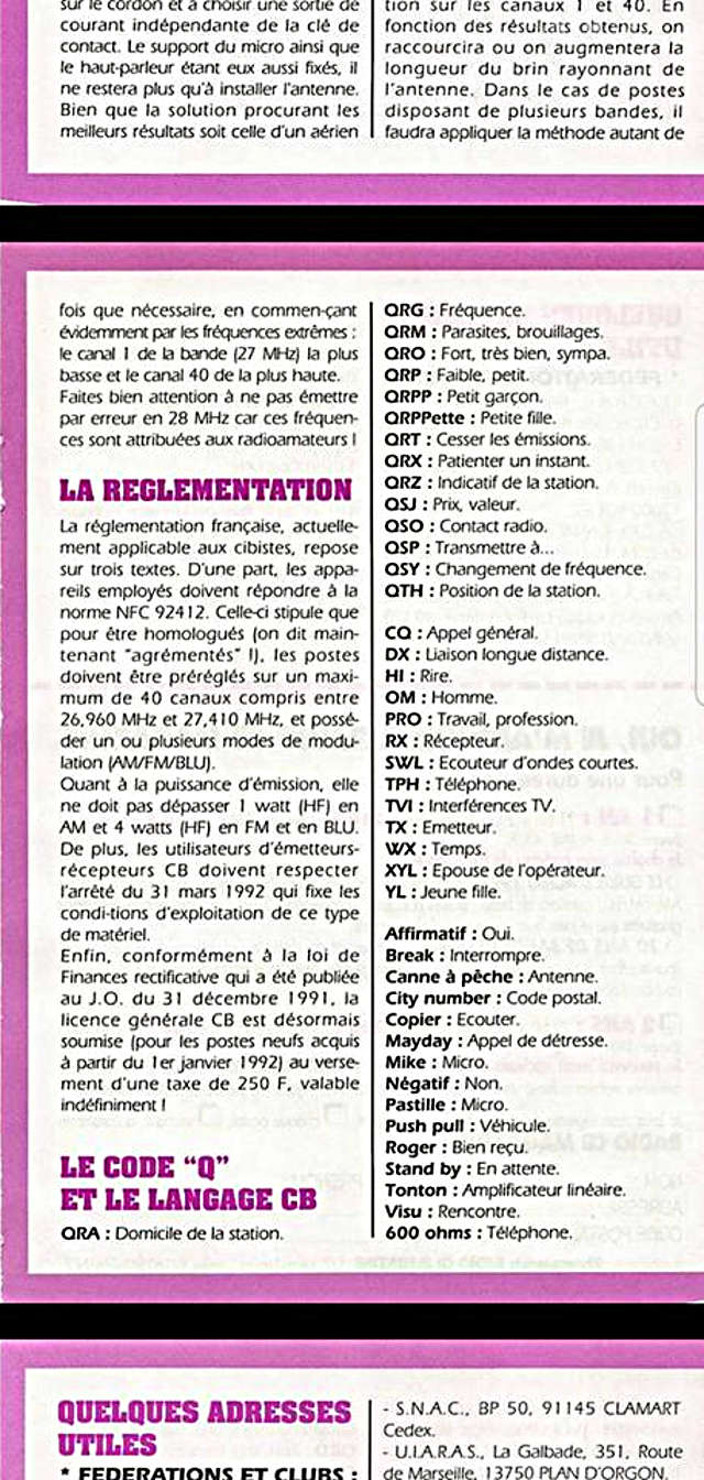 Magazine - C.B. Magazine - Radio C.B. Magazine (Magazine (Fr.) - Page 11 26195310