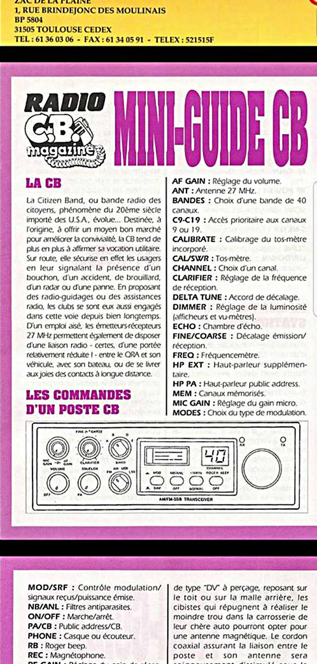 C.B. Magazine - Radio C.B. Magazine (Magazine (Fr.) - Page 11 26219710