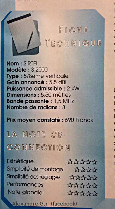 2000 - Sirtel 2000 Gold (Antenne fixe) 31688011