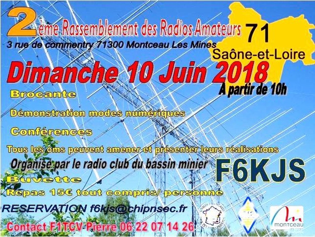 Rencontre - 2ème Rencontre Amicale des Radioamateurs de Saône-et-Loire (10 Juin 2018) 31821110