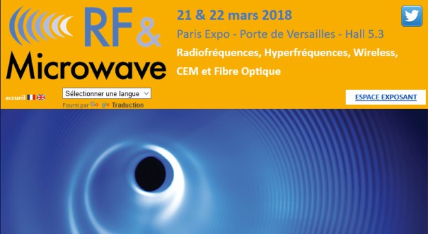 Porte - Salon RF & Microwave Porte de Versailles (21 et 22 Mars 2018) Microw10