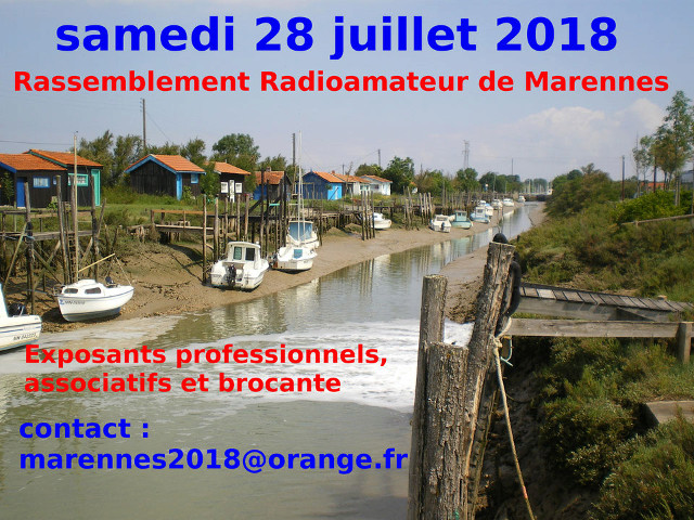 Radioamateur - Salon du REF17 Marennes 2018 (dpt17) (28 juillet 2018) Salon_12